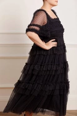 Needle & Thread Holding LTD Peaches Smocked Ankle Gown 10 Needle & Thread Holding LTD Peaches Smocked Ankle Gown