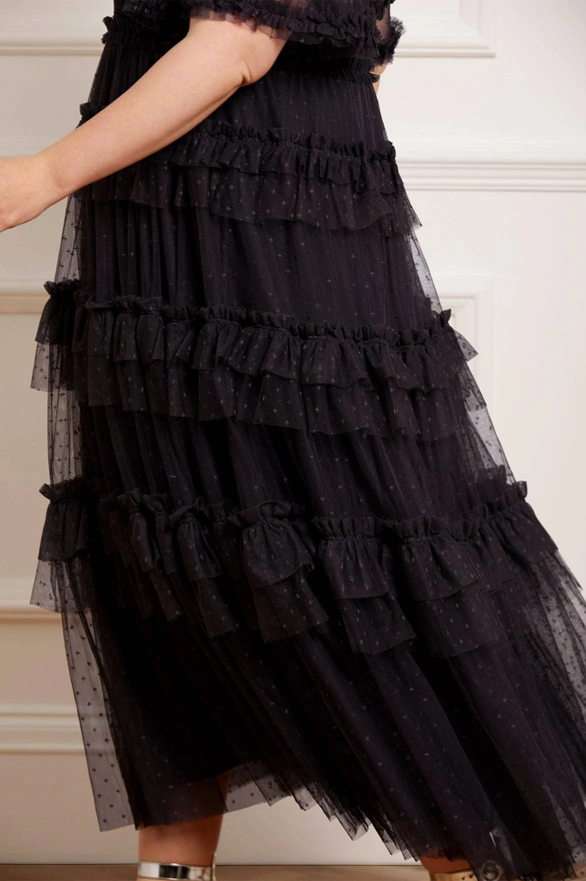 Needle & Thread Holding LTD Peaches Smocked Ankle Gown 4 Needle & Thread Holding LTD Peaches Smocked Ankle Gown