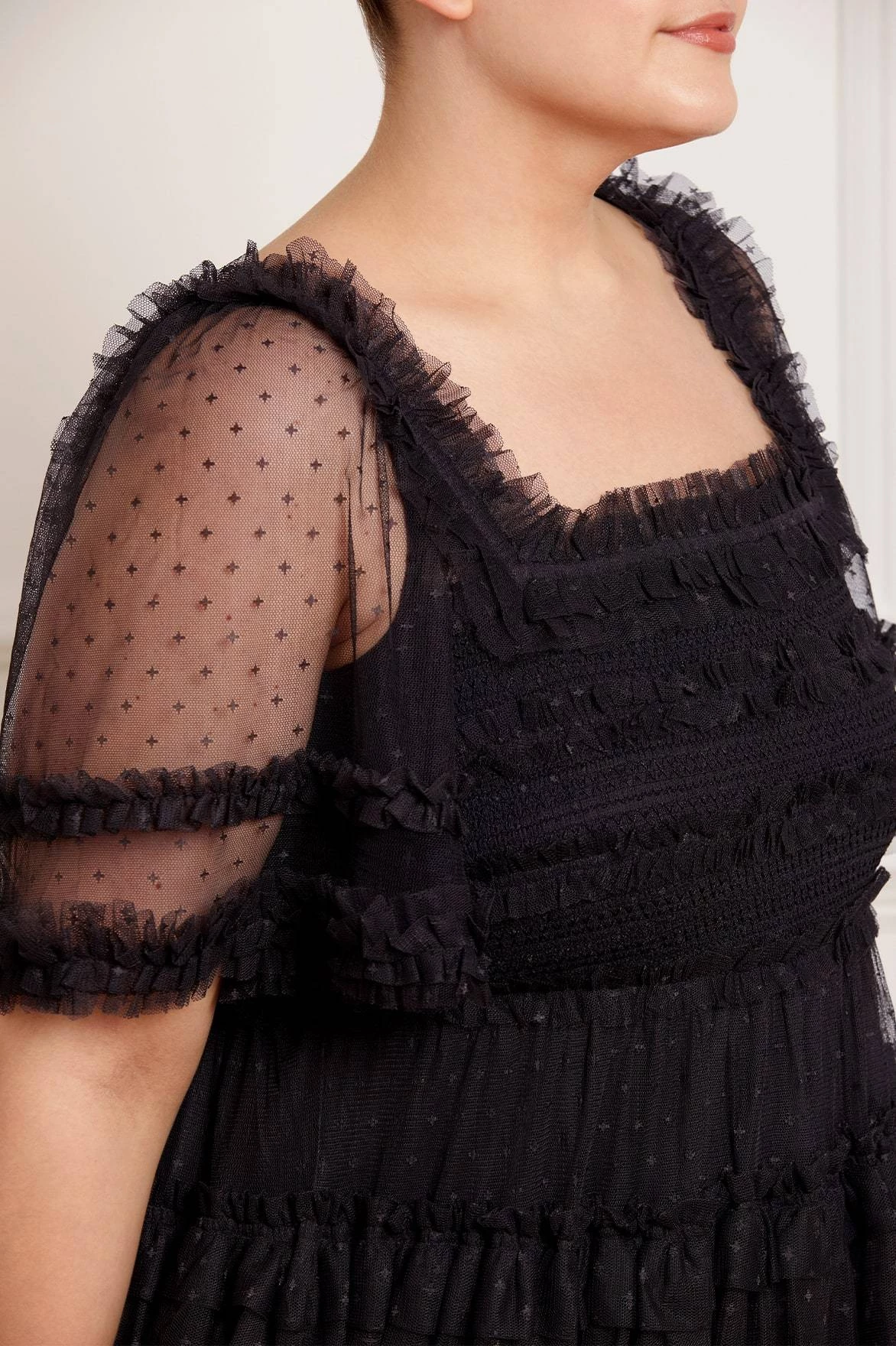 Needle & Thread Holding LTD Peaches Smocked Ankle Gown 5 Needle & Thread Holding LTD Peaches Smocked Ankle Gown