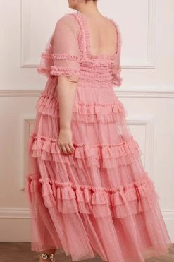 Needle & Thread Holding LTD All - Womenswear Peaches Smocked Ankle Gown