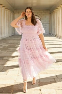 Needle & Thread Holding LTD Peaches Smocked Ankle Gown All - Womenswear