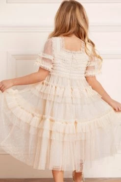 Needle & Thread Holding LTD Peaches Smocked Kids Dress 11 Needle & Thread Holding LTD Peaches Smocked Kids Dress