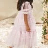 Needle & Thread Holding LTD All-Kids Peaches Smocked Kids Dress