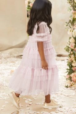 Premium Dress Store 23 Needle & Thread Holding LTD All-Kids Peaches Smocked Kids Dress