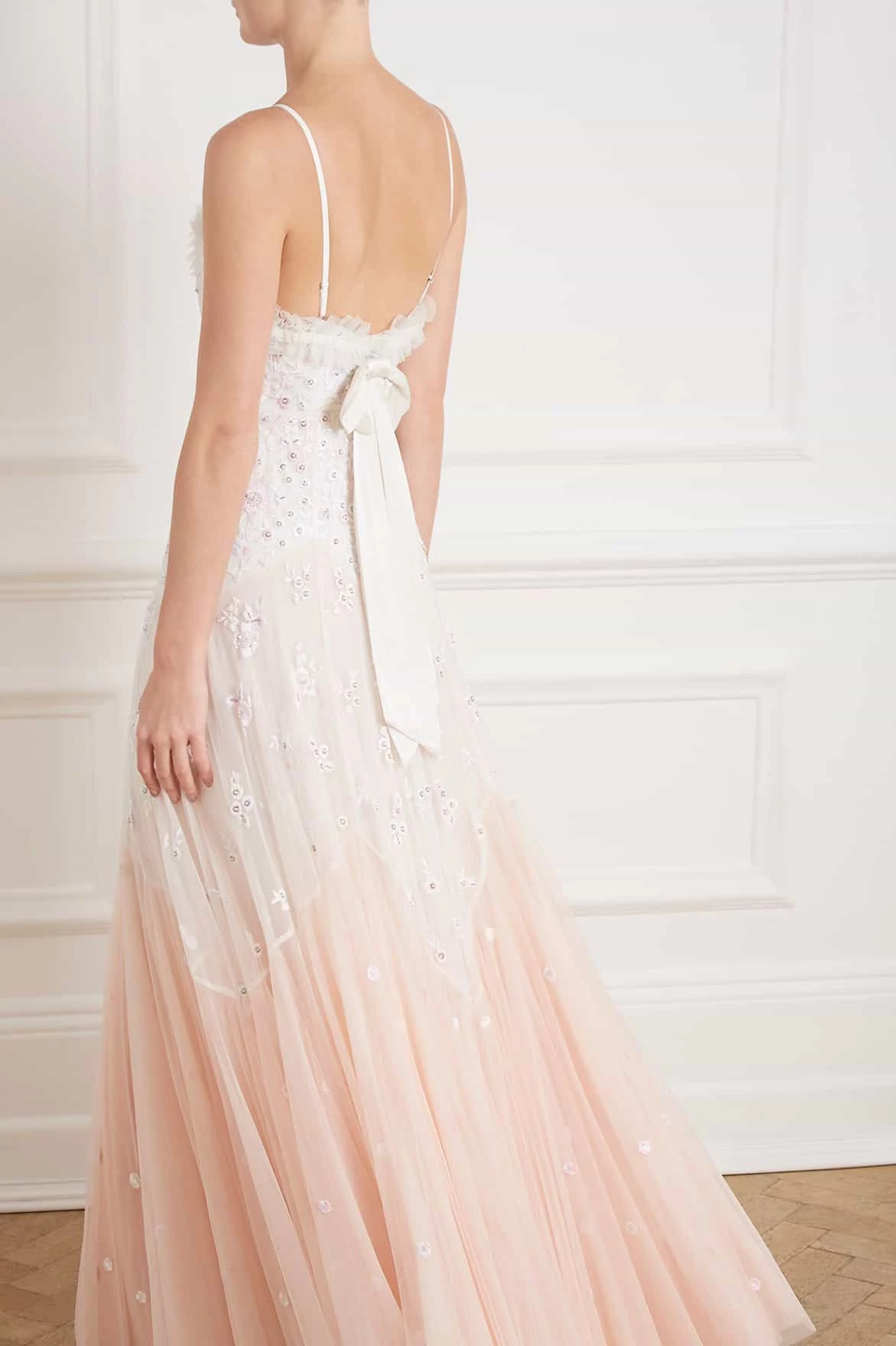 Needle & Thread Holding LTD Pearl Rose Cami Bridal Gown 6 Needle & Thread Holding LTD Pearl Rose Cami Bridal Gown