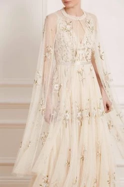 Needle & Thread Holding LTD Petunia Midaxi Cape