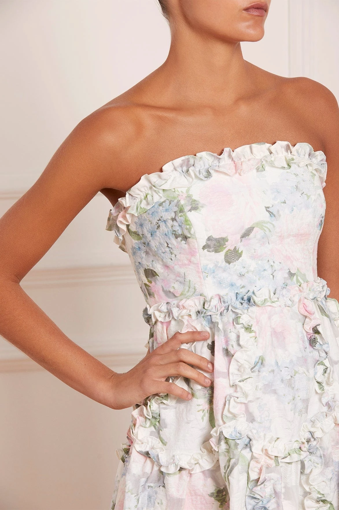 Needle & Thread Holding LTD Posy Blossom Corset Ankle Gown All - Womenswear 4 Needle & Thread Holding LTD Posy Blossom Corset Ankle Gown All - Womenswear