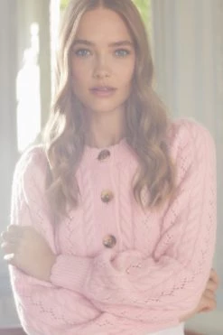 Needle & Thread Holding LTD Pretty Cable Short Cardigan All - Womenswear