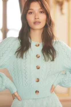 Needle & Thread Holding LTD All - Womenswear Pretty Cable Short Cardigan