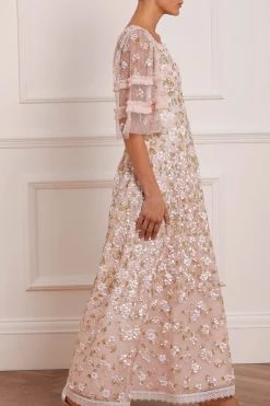 Needle & Thread Holding LTD Pretty Petals Ankle Gown