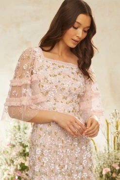 Needle & Thread Holding LTD Pretty Petals Ankle Gown