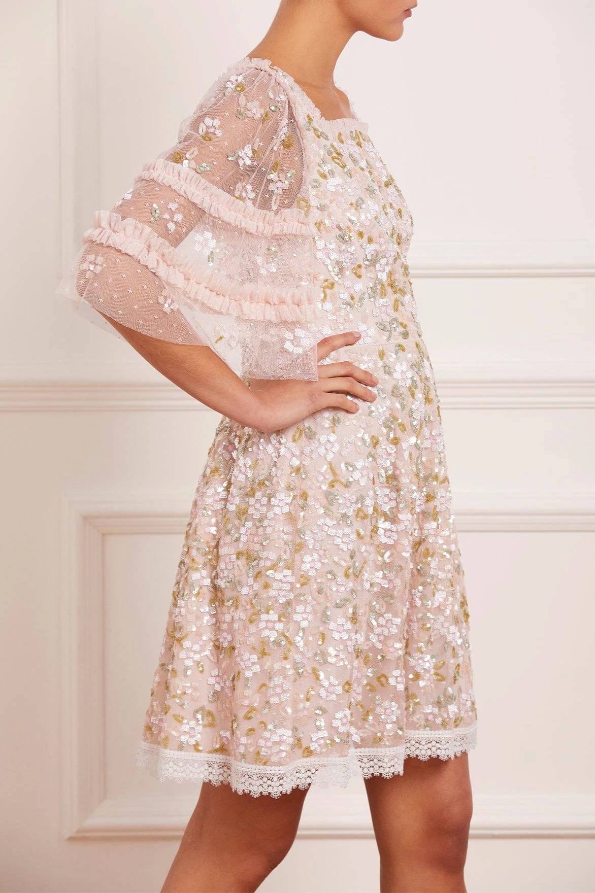 Needle & Thread Holding LTD All - Womenswear Pretty Petals Micro Mini Dress 6 Needle & Thread Holding LTD All - Womenswear Pretty Petals Micro Mini Dress