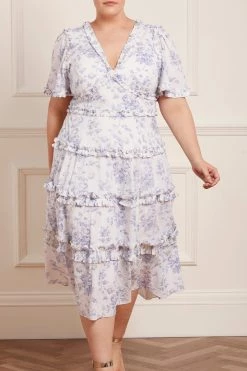 Needle & Thread Holding LTD New Arrivals Rambling Roses Cotton Midaxi Dress