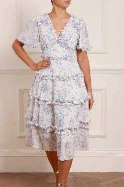 Needle & Thread Holding LTD New Arrivals Rambling Roses Cotton Midaxi Dress