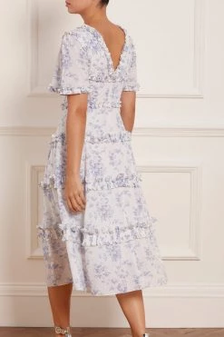 Needle & Thread Holding LTD New Arrivals Rambling Roses Cotton Midaxi Dress