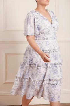 Needle & Thread Holding LTD New Arrivals Rambling Roses Cotton Midaxi Dress
