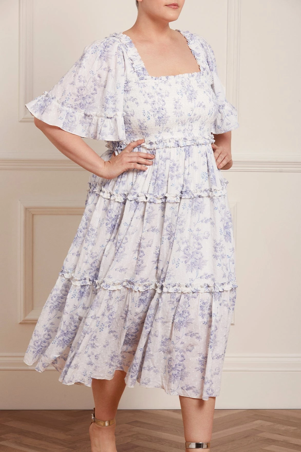 Needle & Thread Holding LTD Rambling Roses Cotton Smocked Midaxi Dress New Arrivals 1 Needle & Thread Holding LTD Rambling Roses Cotton Smocked Midaxi Dress New Arrivals