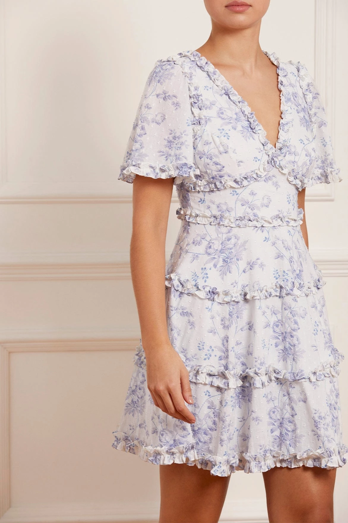 Needle & Thread Holding LTD New Arrivals Rambling Roses Cotton Micro Mini Dress 1 Needle & Thread Holding LTD New Arrivals Rambling Roses Cotton Micro Mini Dress