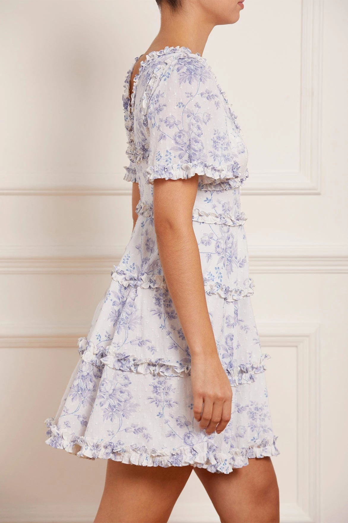 Needle & Thread Holding LTD New Arrivals Rambling Roses Cotton Micro Mini Dress 4 Needle & Thread Holding LTD New Arrivals Rambling Roses Cotton Micro Mini Dress