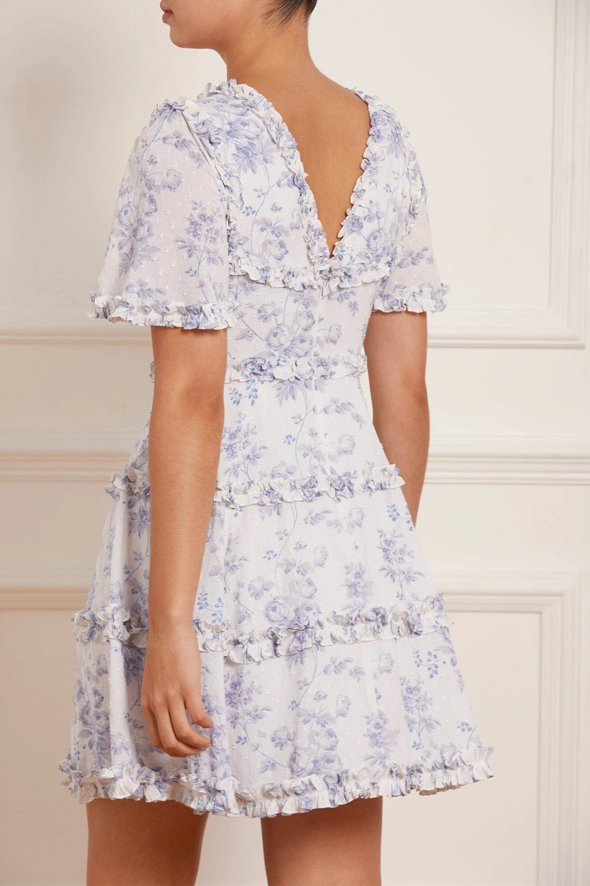 Needle & Thread Holding LTD New Arrivals Rambling Roses Cotton Micro Mini Dress 8 Needle & Thread Holding LTD New Arrivals Rambling Roses Cotton Micro Mini Dress