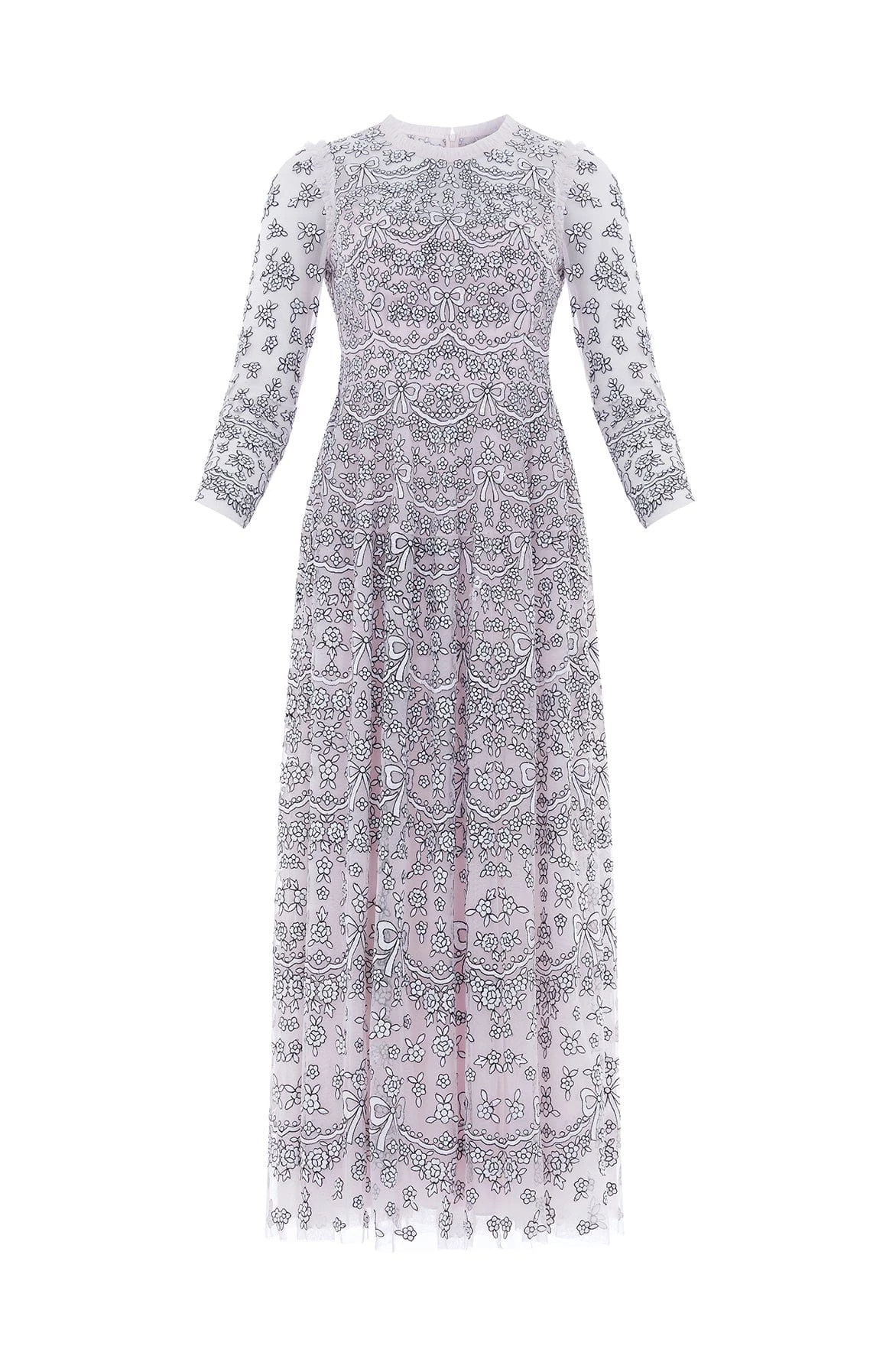 Needle & Thread Holding LTD Ribbon Lace Long Sleeve Ankle Gown New Arrivals 2 Needle & Thread Holding LTD Ribbon Lace Long Sleeve Ankle Gown New Arrivals