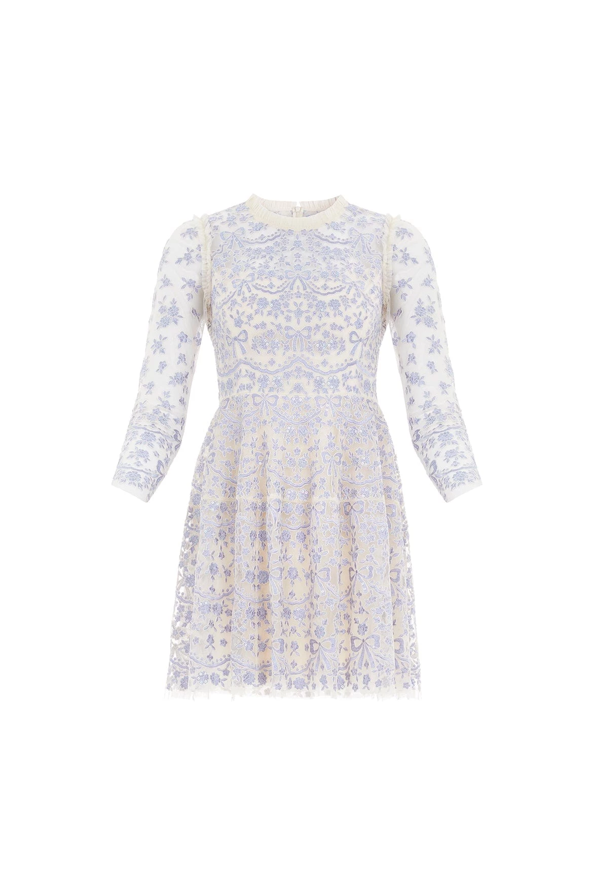 Needle & Thread Holding LTD Ribbon Lace Long Sleeve Micro Mini Dress New Arrivals 2 Needle & Thread Holding LTD Ribbon Lace Long Sleeve Micro Mini Dress New Arrivals