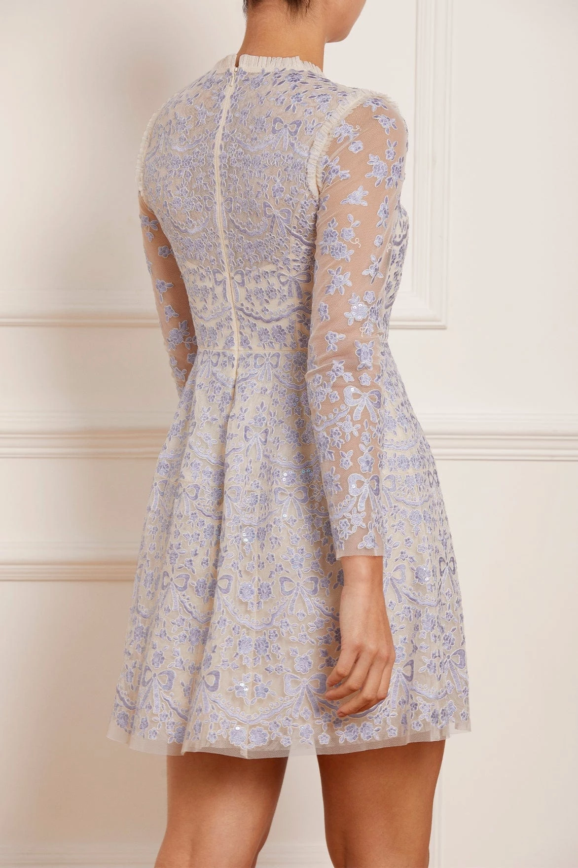 Needle & Thread Holding LTD Ribbon Lace Long Sleeve Micro Mini Dress New Arrivals 8 Needle & Thread Holding LTD Ribbon Lace Long Sleeve Micro Mini Dress New Arrivals