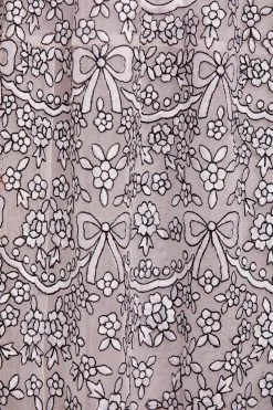 Needle & Thread Holding LTD Ribbon Lace Strapless Corset Ballerina Dress