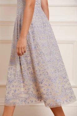 Needle & Thread Holding LTD Ribbon Lace Strapless Corset Ballerina Dress New Arrivals