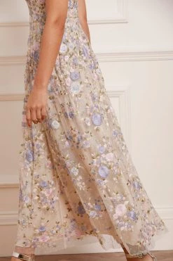 Needle & Thread Holding LTD Rose Dream Strapless Corset Ankle Gown New Arrivals