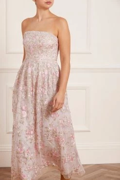 Needle & Thread Holding LTD Rose Dream Strapless Corset Ankle Gown New Arrivals