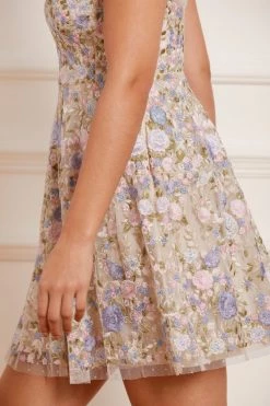 Needle & Thread Holding LTD New Arrivals Rose Dream Strapless Corset Micro Mini Dress