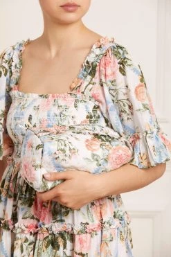 Needle & Thread Holding LTD Rose Garden Medium Quilted Makeup Bag