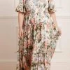 Needle & Thread Holding LTD All - Womenswear Rose Garden Smocked Cotton Ankle Gown