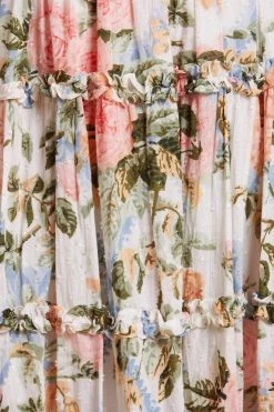 Needle & Thread Holding LTD All - Womenswear Rose Garden Smocked Cotton Ankle Gown