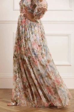 Needle & Thread Holding LTD Rose Garden V-Neck Gown 13 Needle & Thread Holding LTD Rose Garden V-Neck Gown