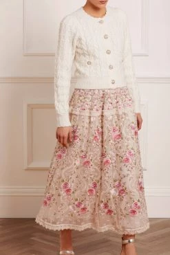 Needle & Thread Holding LTD Rosie Lace Ballerina Skirt