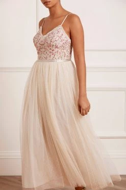 Needle & Thread Holding LTD Rosie Lace Cami Bodice Ankle Gown All - Womenswear