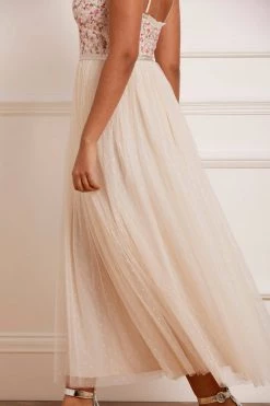 Needle & Thread Holding LTD Rosie Lace Cami Bodice Ankle Gown All - Womenswear 12 Needle & Thread Holding LTD Rosie Lace Cami Bodice Ankle Gown All - Womenswear