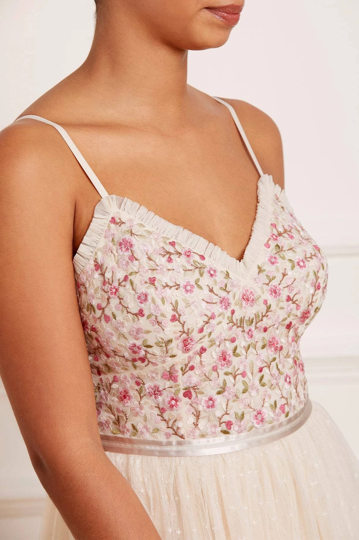 Needle & Thread Holding LTD Rosie Lace Cami Bodice Ankle Gown All - Womenswear 7 Needle & Thread Holding LTD Rosie Lace Cami Bodice Ankle Gown All - Womenswear