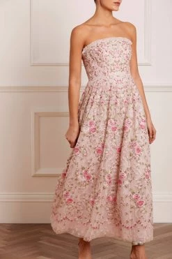 Needle & Thread Holding LTD All - Womenswear Rosie Lace Corset Ankle Gown