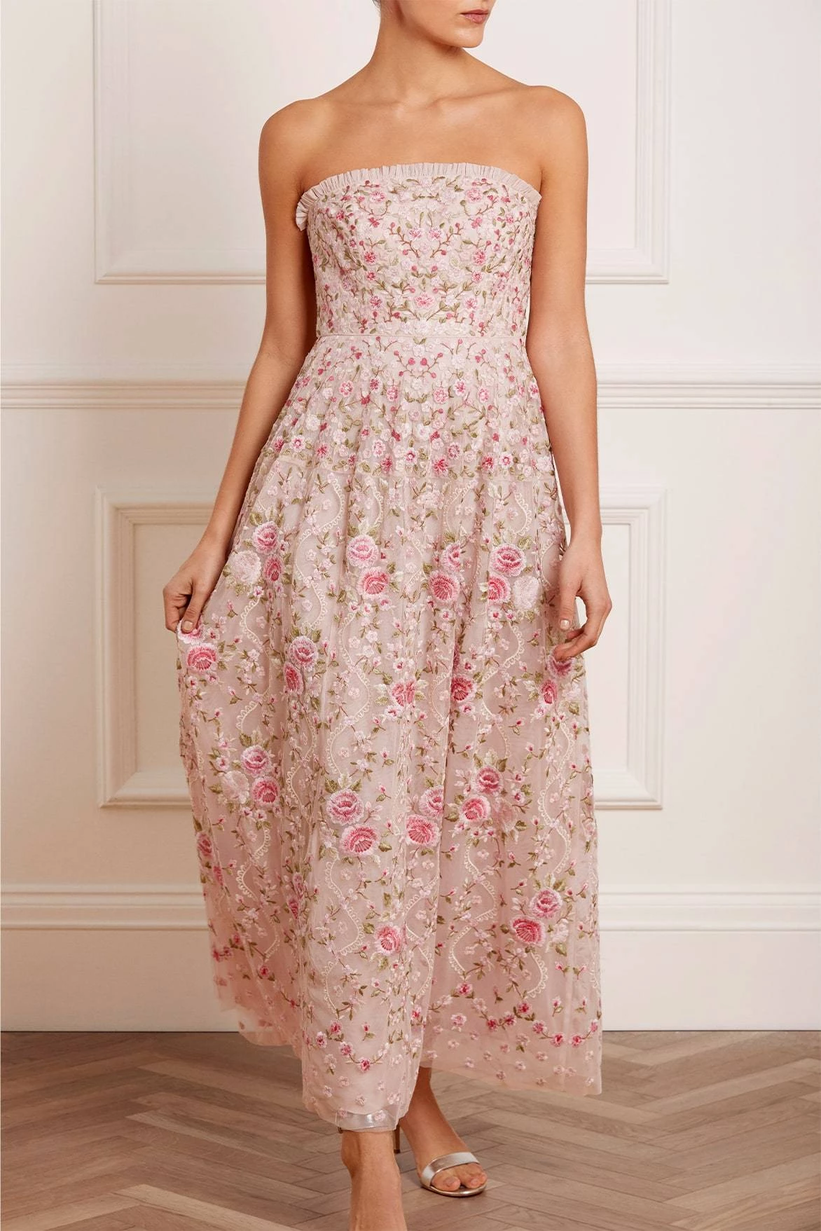 Needle & Thread Holding LTD All - Womenswear Rosie Lace Corset Ankle Gown 3 Needle & Thread Holding LTD All - Womenswear Rosie Lace Corset Ankle Gown