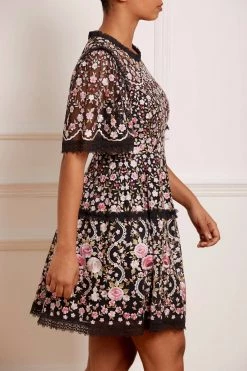 Needle & Thread Holding LTD Rosie Lace Micro Mini Dress All - Womenswear