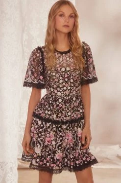 Needle & Thread Holding LTD Rosie Lace Micro Mini Dress All - Womenswear