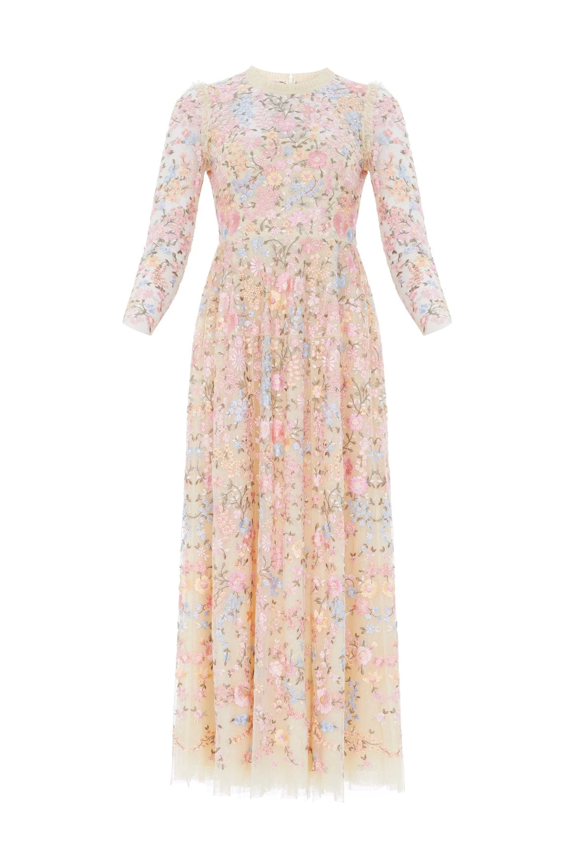 Needle & Thread Holding LTD Secret Garden Long Sleeve Ankle Gown All - Womenswear 2 Needle & Thread Holding LTD Secret Garden Long Sleeve Ankle Gown All - Womenswear