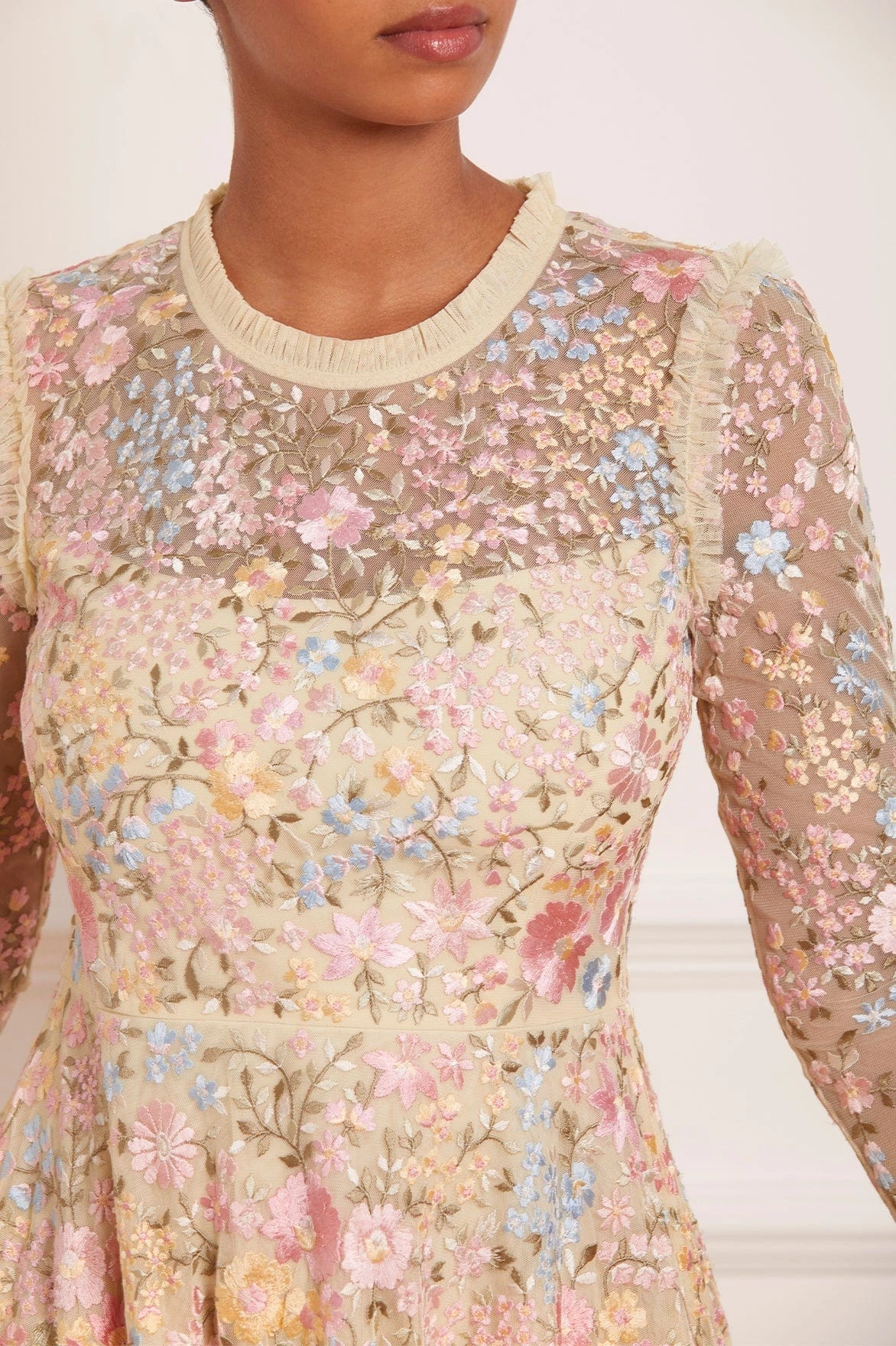 Needle & Thread Holding LTD Secret Garden Long Sleeve Ankle Gown All - Womenswear 4 Needle & Thread Holding LTD Secret Garden Long Sleeve Ankle Gown All - Womenswear