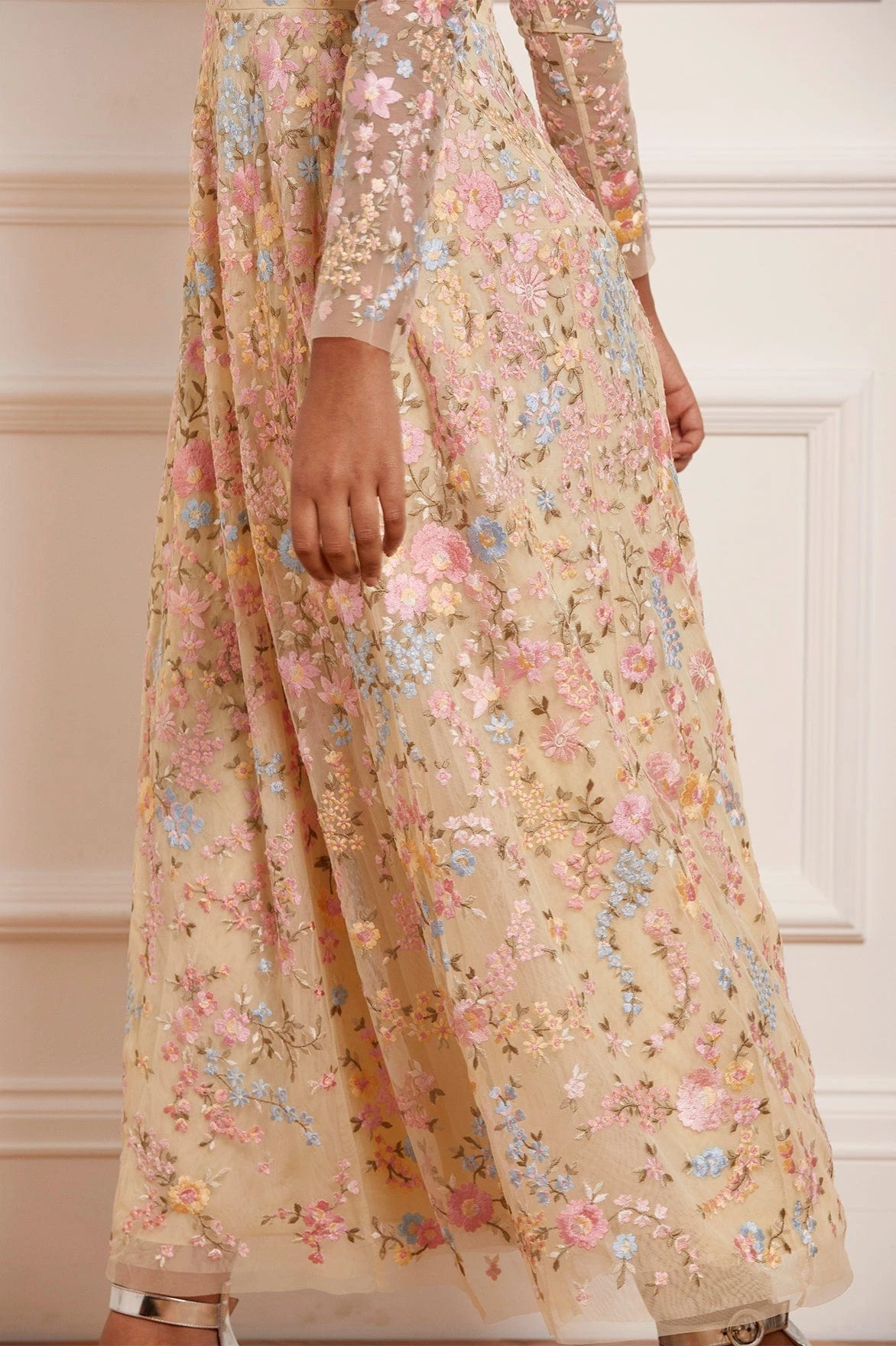 Needle & Thread Holding LTD Secret Garden Long Sleeve Ankle Gown All - Womenswear 7 Needle & Thread Holding LTD Secret Garden Long Sleeve Ankle Gown All - Womenswear