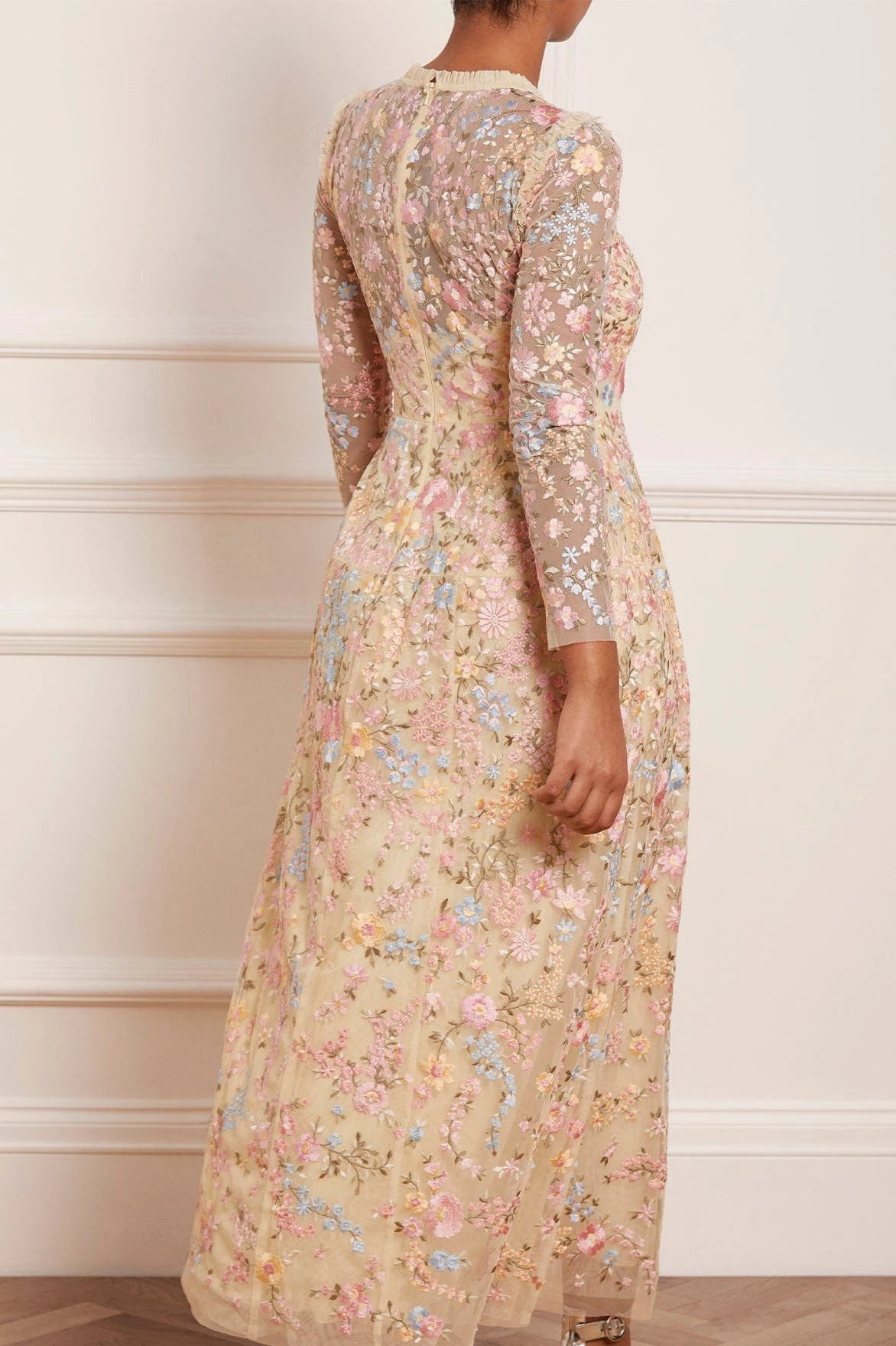 Needle & Thread Holding LTD Secret Garden Long Sleeve Ankle Gown All - Womenswear 8 Needle & Thread Holding LTD Secret Garden Long Sleeve Ankle Gown All - Womenswear