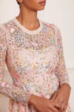 Needle & Thread Holding LTD Secret Garden Long Sleeve Ankle Gown All - Womenswear 12 Needle & Thread Holding LTD Secret Garden Long Sleeve Ankle Gown All - Womenswear