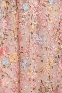 Needle & Thread Holding LTD Secret Garden Long Sleeve Micro Mini Dress